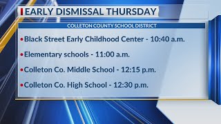 Colleton County schools adjusts schedule due to severe weather [upl. by Ardaed]