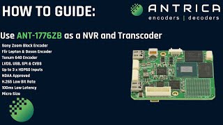 How To Use ANT1776ZB Video Encoder as an NVR  Transcoder [upl. by Niai752]