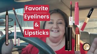 Eyeliners amp Lipsticks I Love Chanel Maybelline Lancome Wayne Goss Makeup Forever [upl. by Alur]