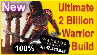 Assassins Creed Odyssey  Ultimate Best Warrior Build  2 Billion Damage All Attacks  100 Working [upl. by Weikert]