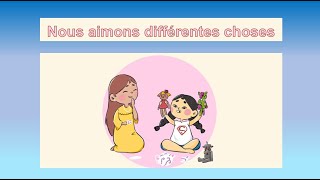 Nous aimons différentes choses  Livre Audio Gratuit  Livre enfants [upl. by Gifford]