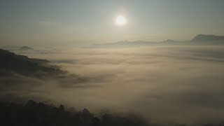 Ethereal sea of clouds at Tang Quai pass [upl. by Areehs]