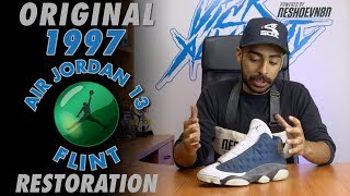 Original 1997 Air Jordan 13 Flint Restoration by Vick Almighty [upl. by Milano]