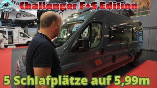 CHALLENGER FS EDITION  Caravan Salon 2024  Viel Platz auf 599m  Vorstellung [upl. by Maurizio]