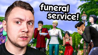 Playing with The Sims 4 realistic funerals mod [upl. by Bondon]