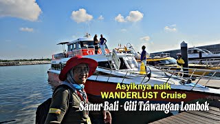 Gila Isinya Bule pas Nyobain Kapal Cepat Wanderlust Bali  Gili Trawangan Lombok [upl. by Emia]