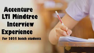 Accenture amp LTI Mindtree Interview Experience for 2025 batch students accenture ltimindtree [upl. by Loydie580]