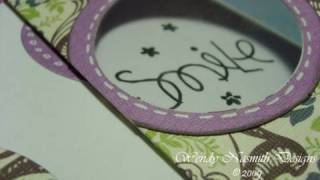 Card Tutorial  Circular Acetate Window card [upl. by Leiser]