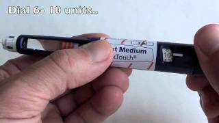 How to use FlexTouch Insulin Pen for injecting Novorapid Novolog and Degludec Tresiba Insulins [upl. by Scholem195]