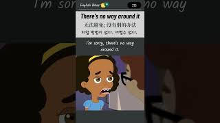 Daily Expression275 Theres no way around it  LearningEnglish idioms [upl. by Onibas]