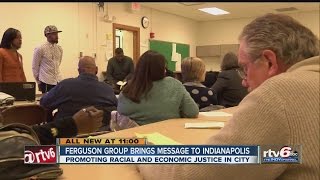 Ferguson youth bring message to Indianapolis [upl. by Teuton]