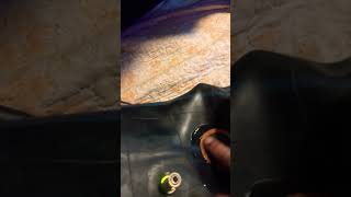 Part two of how to apply a patch to a tire [upl. by Kesia]