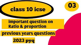 Ratio and Proportion  Class 10 Maths  Ml Aggarwal ICSE [upl. by Forbes410]