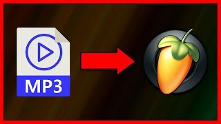 How to import an MP3 audio file in FL Studio 205  Tutorial [upl. by Oruhtra]