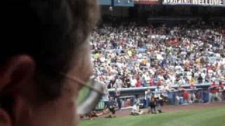 Old Timers Day 2008 Yankee Stadium  Moose Skowron [upl. by Euqinmod]