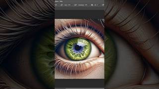 How to Create Stunning MultiColour Eyes in Photoshop in 35 seconds shorts [upl. by Arahsit605]