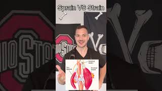 Sprain VS Strain What’s The Difference shorts injury medical [upl. by Doley]