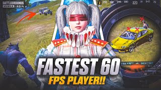 FASTEST 60 FPS PLAYER  IPHONE 11IN 2024  Fastest 4 Finger Player  BGMI [upl. by Loraine]