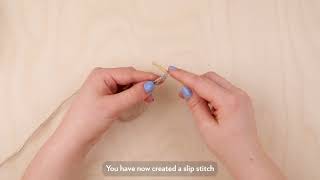 Hvordan hekle en kjedemaske  How to crochet a slip stitch [upl. by Acirretal]