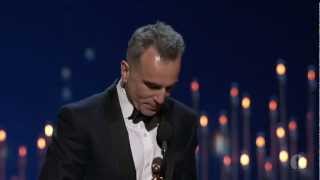 Daniel DayLewis winning Best Actor for quotLincolnquot [upl. by Gamaliel]