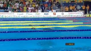 Womens 100m Breaststroke Final Pan Am Games 2015 Katie Meili [upl. by Aenil]