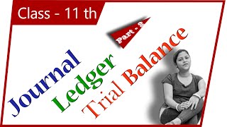 journal ledger and trial balance in bengali [upl. by Cir]