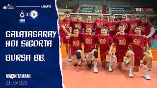 Maçın Tamamı  Galatasaray HDI Sigorta 🆚 Bursa Büyükşehir Belediye Spor quotAXA Sigorta Efeler Ligiquot [upl. by Kiryt]