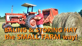 the basics of baling and storing hay [upl. by Layla]