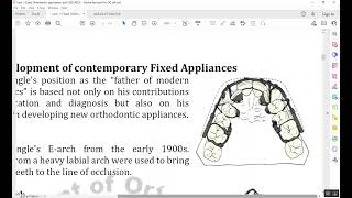 Fixed Orthodontic Appliances Part 2 [upl. by Caitlin]