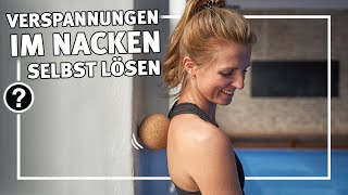 Nackenverspannungen mit Faszienball selbst lösen  Gesundheit amp Therapie  SportThieme [upl. by Cammy]