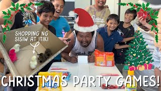 CHRISTMAS PARTY GAMES AND IDEAS Nagshopping ng SISIW at ITIK Nagpapremyo ng madami 🎄 Murillo Bros [upl. by Oilerua]