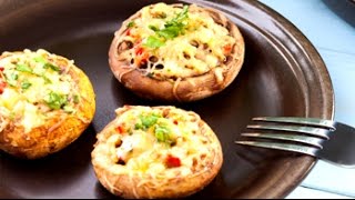 Stuffed Portobello Mushrooms [upl. by Leffen301]