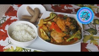 alitas de pollo con vegetales  las recetas de anita [upl. by Arba558]