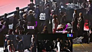 BTS REACTION TO BLACKPINK SPEECH JISOOSMA 2018 [upl. by Reddin]