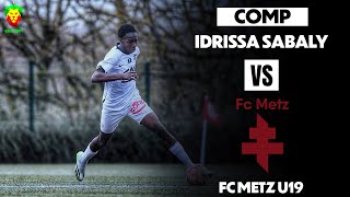 Idrissa Sabaly vs Metz U19  1 assist [upl. by Nerrol368]