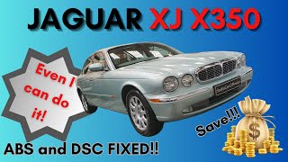 Jaguar XJ8 X350 ABS and DSC faults fixed YOU can do the repair and save cashHave a go [upl. by Anitak576]