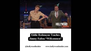 Eddie Redmayne Teaches Jimmy Fallon quotWilkommenquot From quotCabaretquot  Video fallontonight [upl. by Nereids640]