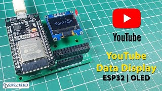 YouTube Realtime Data Display on OLED amp ESP32 [upl. by Yesima]