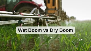 Wet vs Dry Sprayer Boom What is the Difference sprayers agriculture [upl. by Atekal]