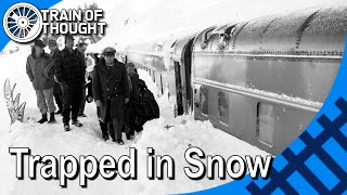 What happens when a train gets buried in snow  1952 Donner Pass Incident [upl. by Eelirrem]