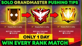 Free Fire Solo Rank Push Tips And Tricks  Win Every Ranked Match  How To Push Rank In Free Fire [upl. by Gitel]