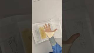 Tutorial de uso de guantes cerrados habilidadesquirúrgicas cirujana veterinaria medicamento [upl. by Aradnahc]