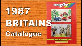 BRITAINS TOY CATALOGUE 1987 32 4K [upl. by Agathy]