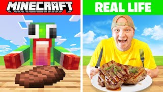 I Ate Every Minecraft Food In Real Life [upl. by Cyrille294]