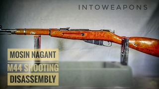 Mosin Nagant M44  Shooting amp Disassembly [upl. by Onitnelav]