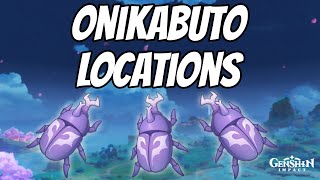 Onikabuto Locations Genshin Impact [upl. by Anoet]