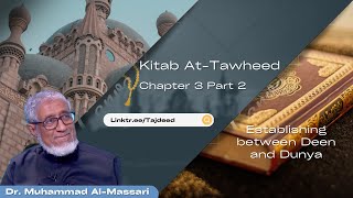 Kitab At Tawheed  3  Chapter 3 Part 2  Dr Muhammad Al Massari [upl. by Anelliw]