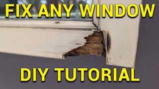 How to Repair Rotten Windows and Windows that Rub [upl. by Chaffinch]