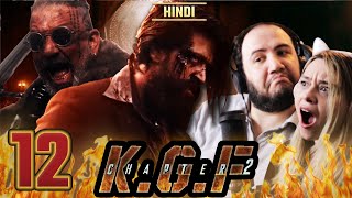 KGF Chapter 2 Rocky vs Adheera CLIMAX FIGHT SCENE Reaction  Reena GETS SHOT  KGF2 Part 12  Hindi [upl. by Short]