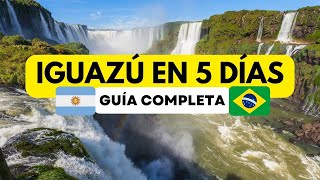 🟢 5 días en las CATARATAS DEL IGUAZÚ  👉 GUÍA COMPLETA Argentina y Brasil 🇦🇷🇧🇷 [upl. by Celinka866]